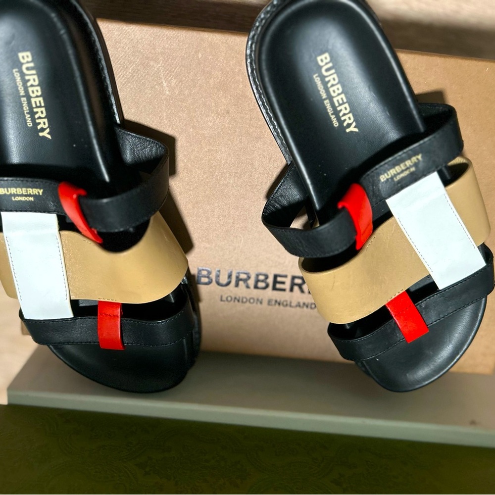 Authentic Burberry slides